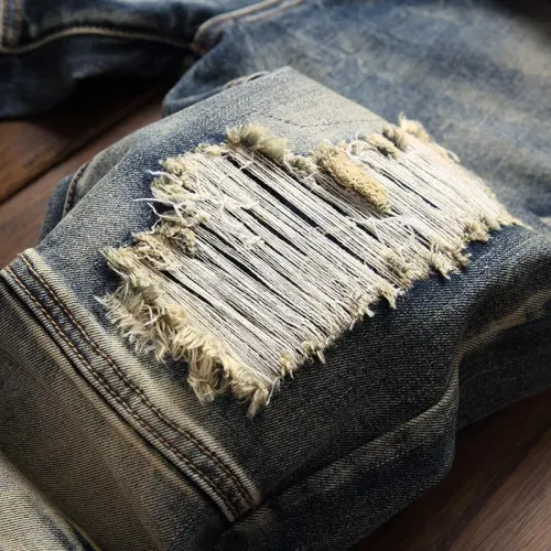 Replica Balmain Jeans For Men #1394584 $48.00 USD for Wholesale