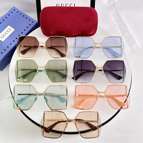 Replica Gucci AAA Quality Sunglasses #1394630 $48.00 USD for Wholesale