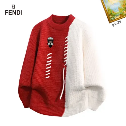 Fendi Sweaters Long Sleeved For Men #1394638 $48.00 USD, Wholesale Replica Fendi Sweaters
