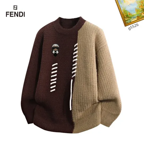 Fendi Sweaters Long Sleeved For Men #1394641 $48.00 USD, Wholesale Replica Fendi Sweaters