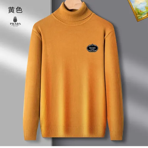 Prada Sweaters Long Sleeved For Men #1394793 $42.00 USD, Wholesale Replica Prada Sweaters