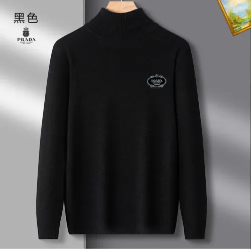 Prada Sweaters Long Sleeved For Men #1394798 $42.00 USD, Wholesale Replica Prada Sweaters