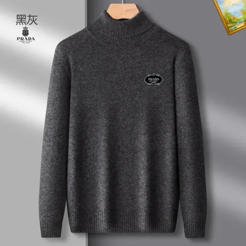 Prada Sweaters Long Sleeved For Men #1394799 $42.00 USD, Wholesale Replica Prada Sweaters