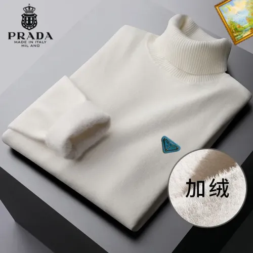 Prada Sweaters Long Sleeved For Men #1394996 $48.00 USD, Wholesale Replica Prada Sweaters