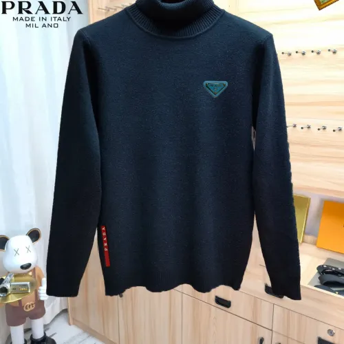 Prada Sweaters Long Sleeved For Men #1394998 $48.00 USD, Wholesale Replica Prada Sweaters