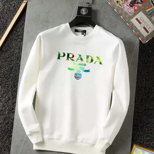 Prada Hoodies Long Sleeved For Men #1395101 $40.00 USD, Wholesale Replica Prada Hoodies