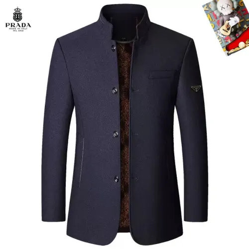 Prada Coats Long Sleeved For Men #1395438 $80.00 USD, Wholesale Replica Prada Coats