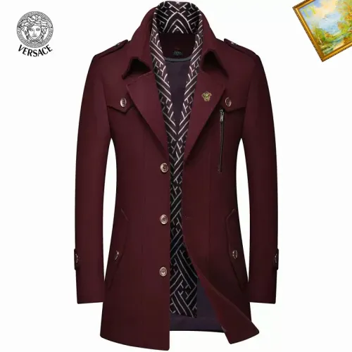 Versace Coats Long Sleeved For Men #1395534