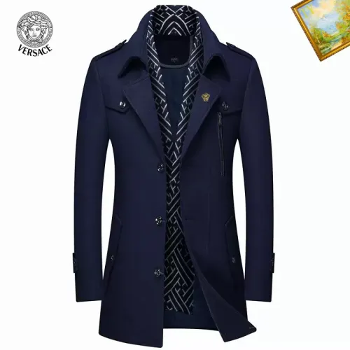 Versace Coats Long Sleeved For Men #1395537