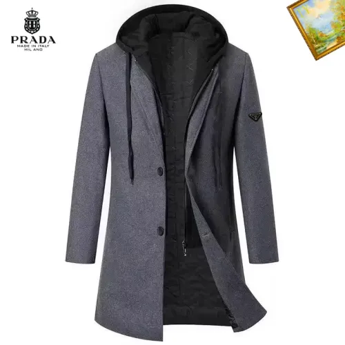 Prada Coats Long Sleeved For Men #1395555 $88.00 USD, Wholesale Replica Prada Coats