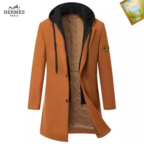 Hermes Coats Long Sleeved For Men #1395558 $88.00 USD, Wholesale Replica Hermes Coats