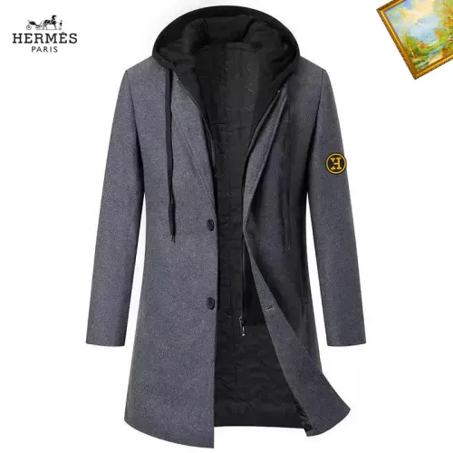 Hermes Coats Long Sleeved For Men #1395559 $88.00 USD, Wholesale Replica Hermes Coats