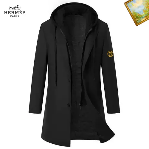 Hermes Coats Long Sleeved For Men #1395561 $88.00 USD, Wholesale Replica Hermes Coats
