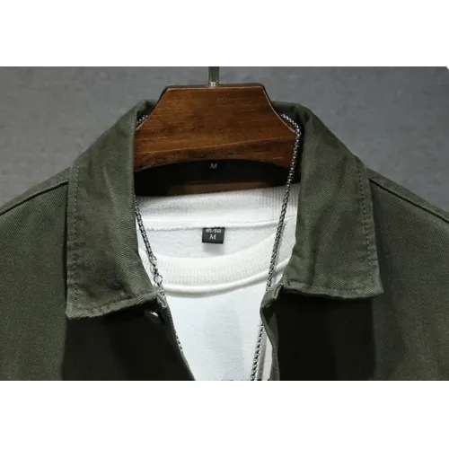 Replica LOEWE Jackets Long Sleeved For Men #1395601 $60.00 USD for Wholesale