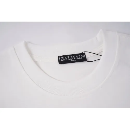 Replica Balmain T-Shirts Short Sleeved For Unisex #1395882 $32.00 USD for Wholesale