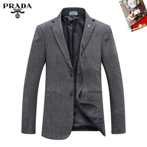Prada Jackets Long Sleeved For Men #1396128