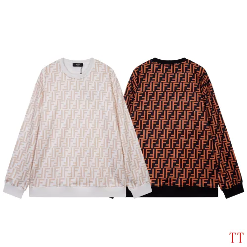 Replica Fendi Hoodies Long Sleeved For Men #1396254 $39.00 USD for Wholesale