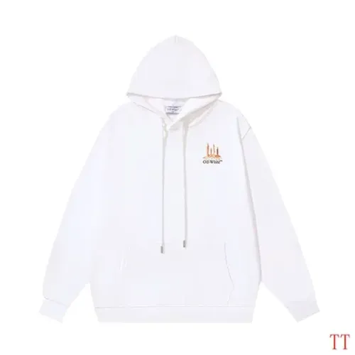 Replica Off-White Hoodies Long Sleeved For Unisex #1396297 $52.00 USD for Wholesale
