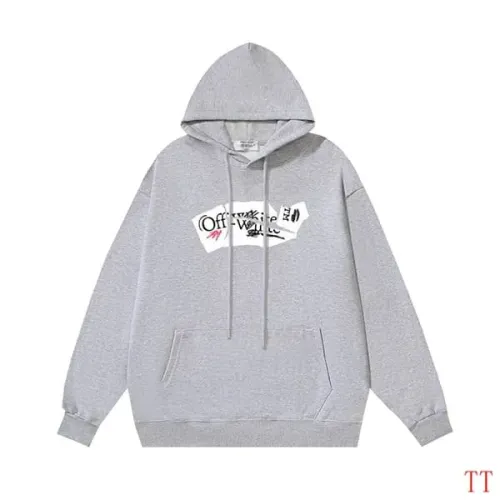 Replica Off-White Hoodies Long Sleeved For Unisex #1396303 $52.00 USD for Wholesale