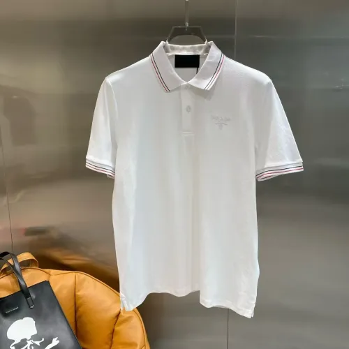 Prada T-Shirts Short Sleeved For Men #1396357