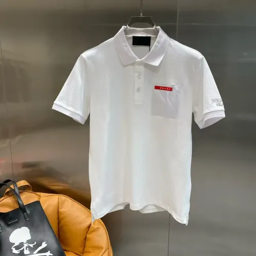 Prada T-Shirts Short Sleeved For Men #1396358