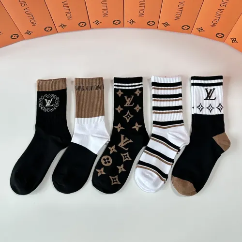 Replica Louis Vuitton LV Socks #1396393 $29.00 USD for Wholesale