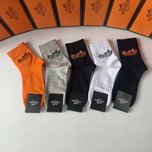 Replica Hermes Socks #1396440 $27.00 USD for Wholesale