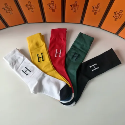 Replica Hermes Socks #1396444 $29.00 USD for Wholesale