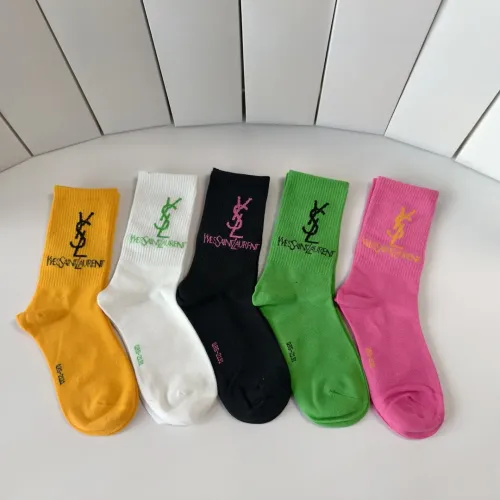 Replica Yves Saint Laurent YSL Socks #1396458 $29.00 USD for Wholesale