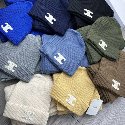 Replica Celine Hat and Scarf Set #1396534 $76.00 USD for Wholesale
