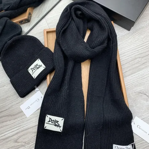 Replica Christian Dior Hat and Scarf Set #1396547 $52.00 USD for Wholesale