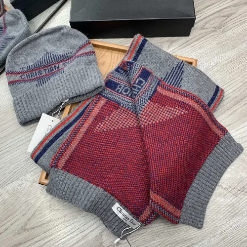 Replica Christian Dior Hat and Scarf Set #1396548 $52.00 USD for Wholesale