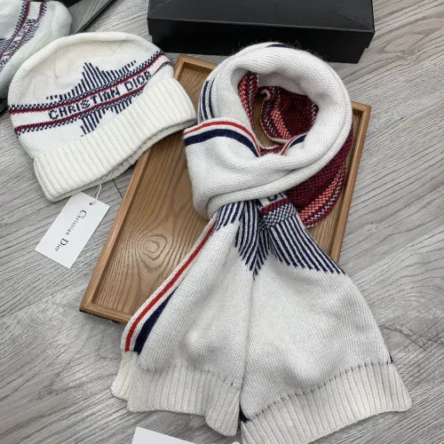 Replica Christian Dior Hat and Scarf Set #1396550 $52.00 USD for Wholesale