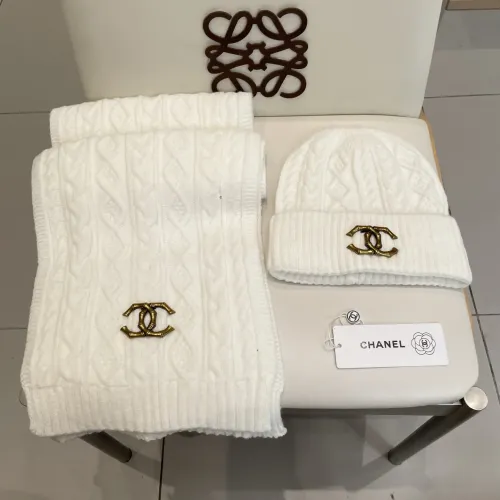 Chanel Hat and Scarf Set #1396587 $48.00 USD, Wholesale Replica Chanel Hat and Scarf and Glove Set