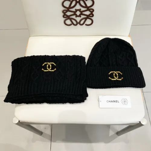 Replica Chanel Hat and Scarf Set #1396590 $48.00 USD for Wholesale
