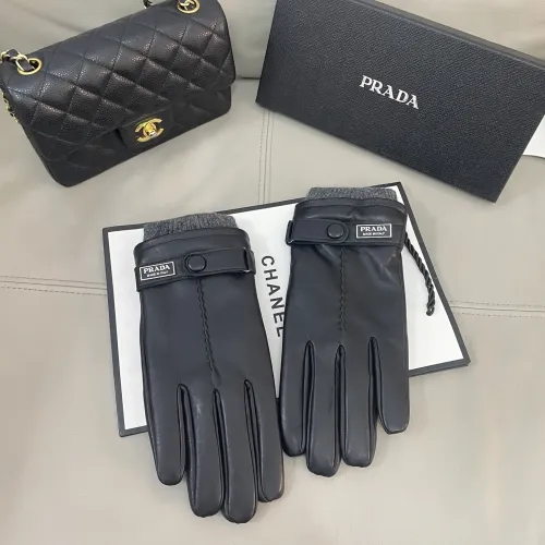 Replica Prada Gloves For Men #1396663 $48.00 USD for Wholesale