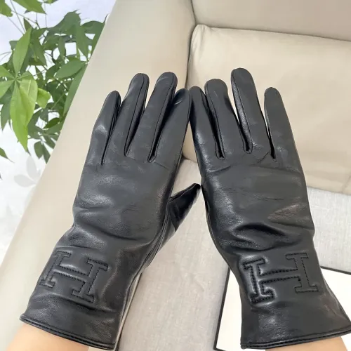 Replica Hermes Gloves For Women #1396677 $42.00 USD for Wholesale