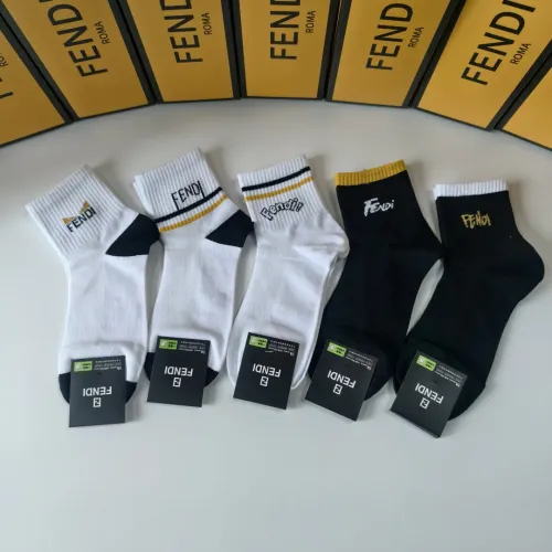 Replica Fendi Socks #1397211 $27.00 USD for Wholesale