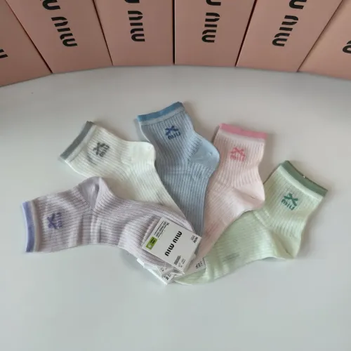 Replica MIU MIU Socks #1397213 $27.00 USD for Wholesale