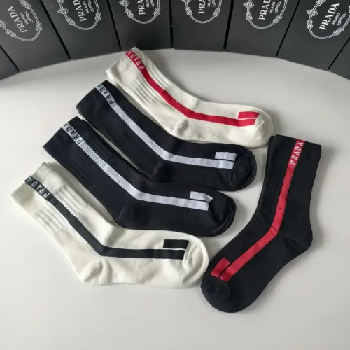 Replica Prada Socks #1397222 $29.00 USD for Wholesale