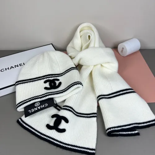 Replica Chanel Hat and Scarf Set #1397234 $45.00 USD for Wholesale