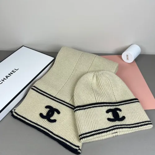 Chanel Hat and Scarf Set #1397235 $45.00 USD, Wholesale Replica Chanel Hat and Scarf and Glove Set