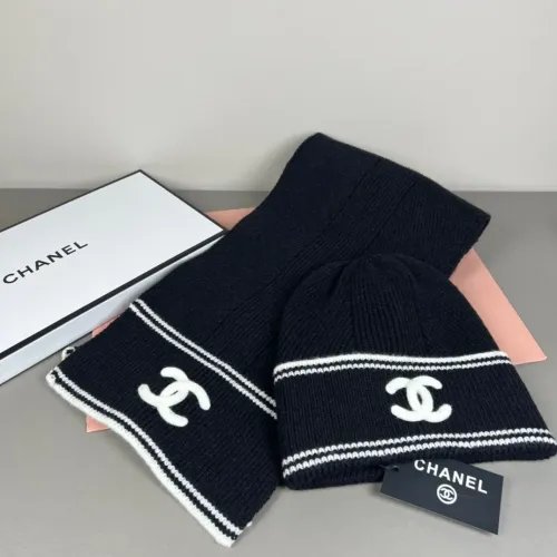 Chanel Hat and Scarf Set #1397236 $45.00 USD, Wholesale Replica Chanel Hat and Scarf and Glove Set