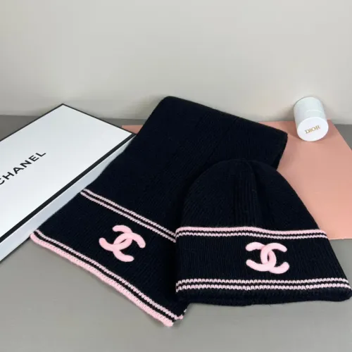 Chanel Hat and Scarf Set #1397237 $45.00 USD, Wholesale Replica Chanel Hat and Scarf and Glove Set