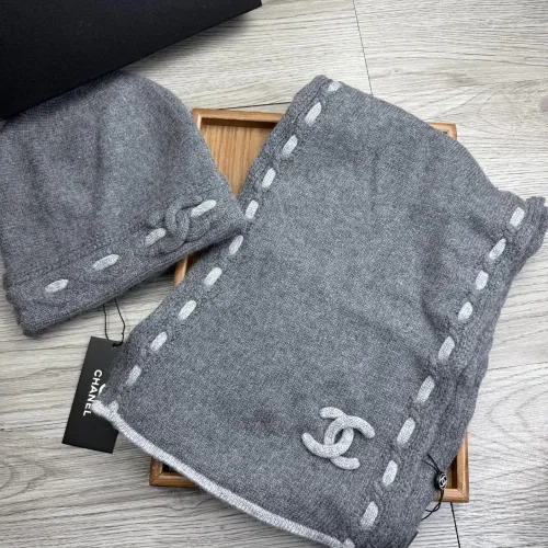 Chanel Hat and Scarf Set #1397239 $60.00 USD, Wholesale Replica Chanel Hat and Scarf and Glove Set