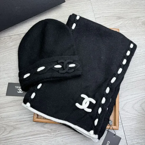 Chanel Hat and Scarf Set #1397241 $60.00 USD, Wholesale Replica Chanel Hat and Scarf and Glove Set