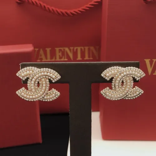 Replica Chanel Earrings For Women #1397445 $29.00 USD for Wholesale