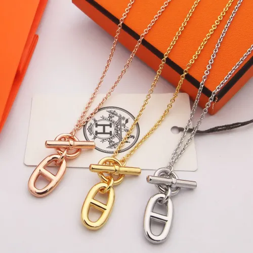 Replica Hermes Necklaces #1397569 $25.00 USD for Wholesale