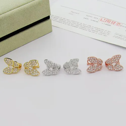 Replica Van Cleef & Arpels Earrings For Women #1397715 $32.00 USD for Wholesale