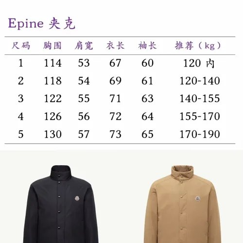 Replica Moncler Down Feather Coat Long Sleeved For Men #1397743 $170.00 USD for Wholesale